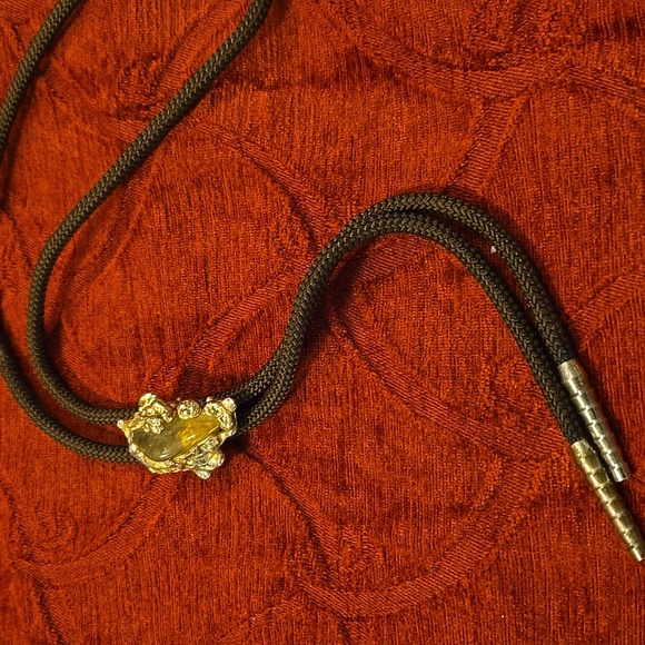 Faux Gold Nugget Bolo - Picture 3 of 6